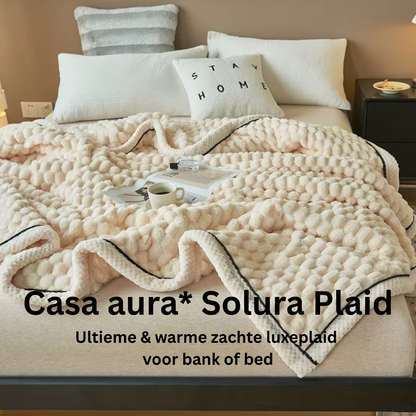 CasaAura™ Solura Plaid | Ultiem Zachte & Warme Luxe Plaid voor Bank of Bed